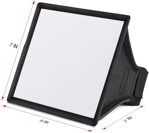 LIFKOME Portable Camera Flash Softbox Light Cover in Black, Lightweight Carbon Fiber Photography Softbox for Soft, Even Flash Illumination and Soften Shadows, for Product and Macro in Kuwait