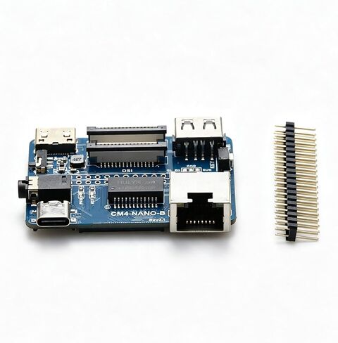 Mini HDTV USB RJ45 Expansion Board with 40PIN GPIO SD Card for Pi CM4 in Kuwait