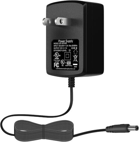 Hiseeu 12V 1A Power Supply, AC 100-240V to DC 12V 1A Power Adapter in Kuwait