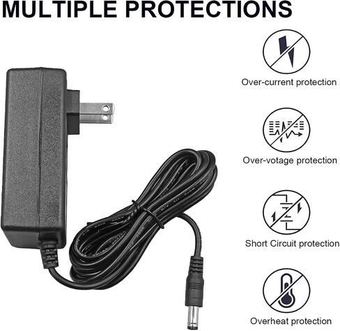 12V Neck and Back Massager Power Cord Replacement for 12 Volt Massager in Kuwait