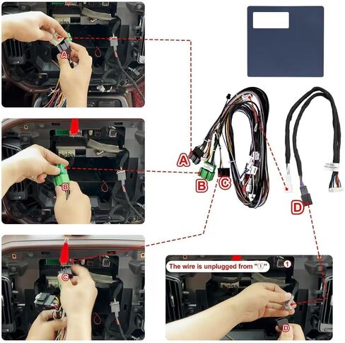 Wiring Harness for 2014-2018 Chevy Silverado GMC Sierra ，2015-2018 Chevy Colorado GMC Canyon ，2015-2019 Suburban Tahoe Yukon – Compatible with Multiple Models in Kuwait