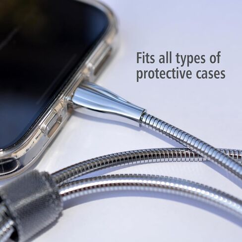 USB Type C Cable, Metal Braided USB C to A 3ft 2-Pack, Cat Dog Bunny Chew Proof, Pets Chewing Proof Durable, USB-A to USB-C Fast Charging Cable for iPhone 17 16 15 Samsung Galaxy S25 S24 S23 in Kuwait