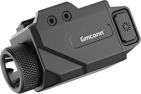 Gmconn 800 Lumen Pistol Light, Compact Adjustable Rail Mounted Flashlight Mini Weapon Light with Strobe Mode for Picatinny MIL-STD-1913, Glock (800 Lumen) in Kuwait