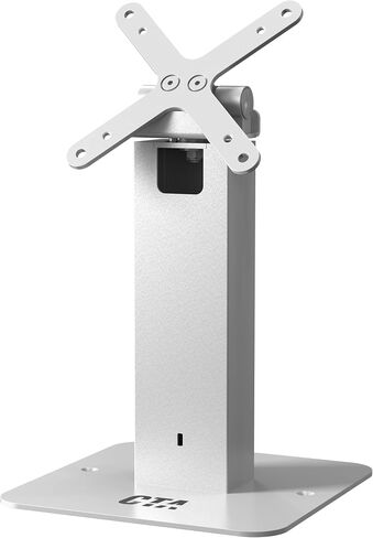 Sleek Rotating Kiosk Stand – CTA 360-Degrees Rotating Sleek Desk Mount with Universal VESA Mount & Heavy-Duty Steel for Tablets, Holders, Enclosures, and Displays Up to 11 lbs. - Black - (ADD-RSDMB) in Kuwait