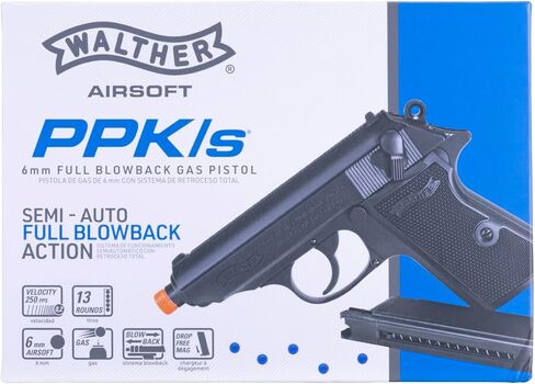 Walther PPK/S GBB Blowback 6mm BB Pistol Airsoft Gun in Kuwait