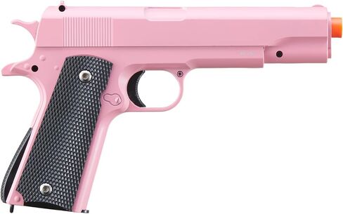 1911 Style 330 FPS Pink Metal Realistic Spring Airsoft Pistol in Kuwait