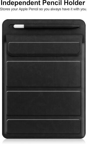 Tablet Sleeve Case For iPad Pro 11" For Air 5th/4th Generation 10.9", Slim Fit Leather Protective Cover Carrying Bag, For .9"/10.2", For .5"(Black) in Kuwait