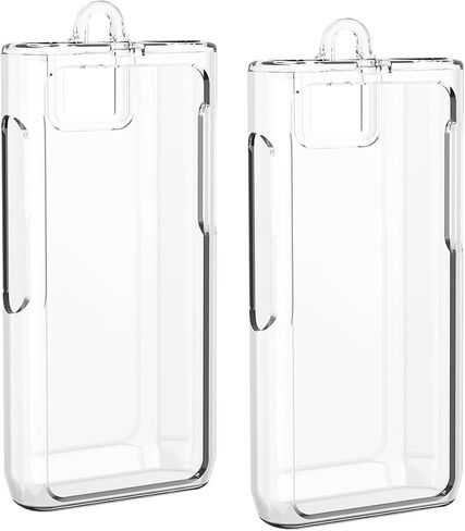 ABBREE Walkie Talkie Clear Case Protective Cover Soft Silicone Case Compatible With ALERVITES AT-1 Two Way Radio Accessories, 2 Pack in Kuwait