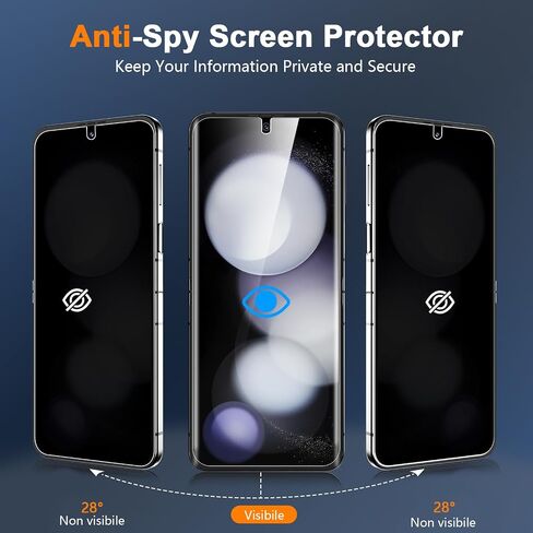2 Pack Privacy TPU Screen Protector for Samsung Galaxy Z Flip 5 in Kuwait