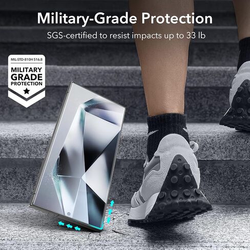 ESR 3+1 Pack for Samsung Galaxy S24 Ultra Screen Protector, Align Frame in Kuwait