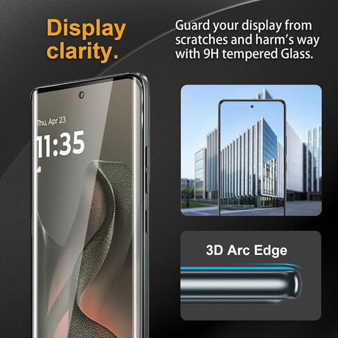 3 Pack Tempered Glass Screen Protector for Motorola Moto Edge 2025 in Kuwait