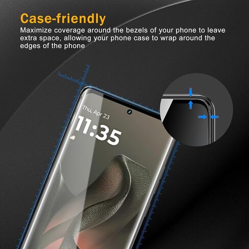 3 Pack Tempered Glass Screen Protector for Motorola Moto Edge 2025 in Kuwait