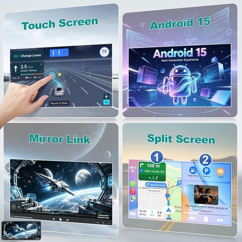 Android 15 Car Radio Stereo for Toyota Corolla 2009 2010 2011 2012 2013 in Kuwait