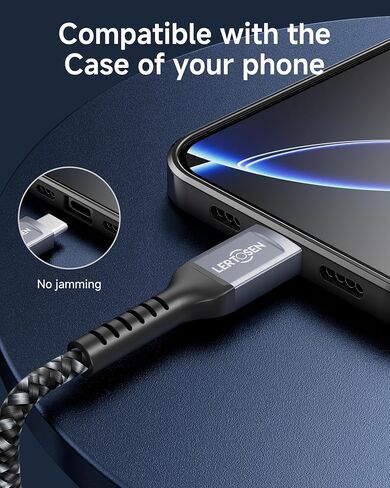 【4FT 2 Packs】 USB C to 3.5mm Audio Aux Jack Cable,Type C to 3.5mm Headphone Car Stereo Cord Hi-Fi DAC Dongle Aux Cord Compatible with iPhone 17/16/15 Pro Max,Samsung S25/S24/S23,iPad Pro,Pixel in Kuwait