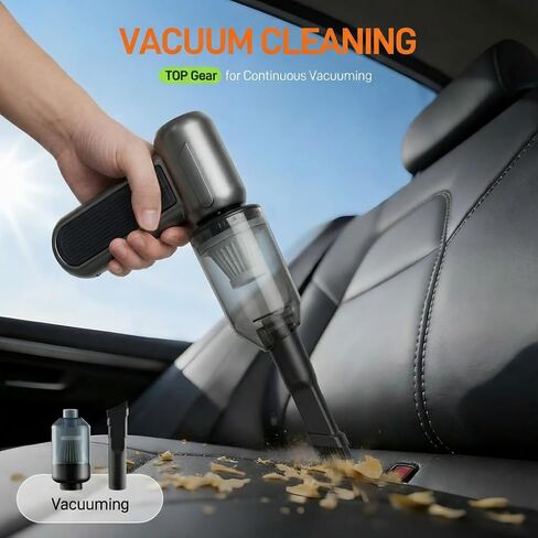 Electric Air Duster-130000RPM Super Power Cordless Air Duster, Rechargeable Brushless Motor Durable Blower, 3-Gear Adjustable Dust Blower for Computer, Keyboard, Outdoor, House and Car in Kuwait