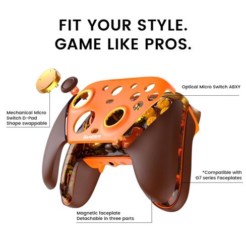 GameSir G7 Pro Wired Controller for Xbox One, Xbox Series X/S, Wireless PC Controller with TMR Sticks, Hall Effect Analog Triggers, 1000Hz Polling Rate with 3.5mm Audio (Renewed) in Kuwait