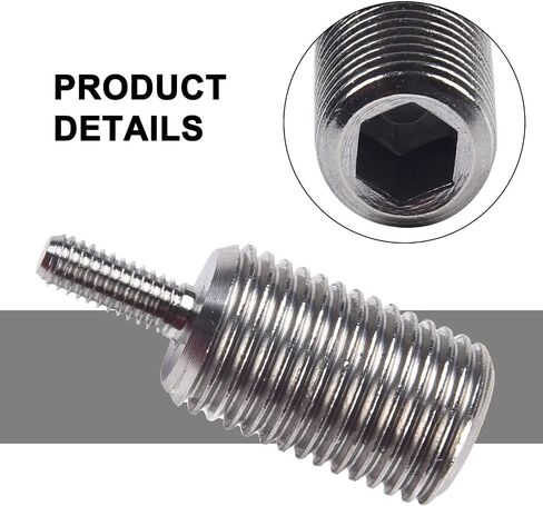 Gear Shifter Adapter Screw M12x1.25 Replacement for Logitech G29 G923 Aluminum Alloy Threading Component for Racing Game Steering Wheel for Modification Silver in Kuwait