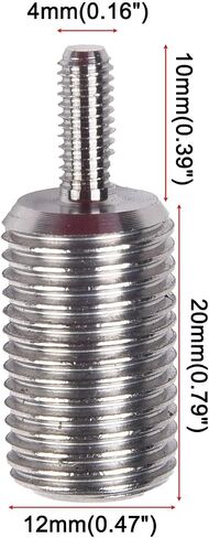 Gear Shifter Adapter Screw M12x1.25 Replacement for Logitech G29 G923 Aluminum Alloy Threading Component for Racing Game Steering Wheel for Modification Silver in Kuwait
