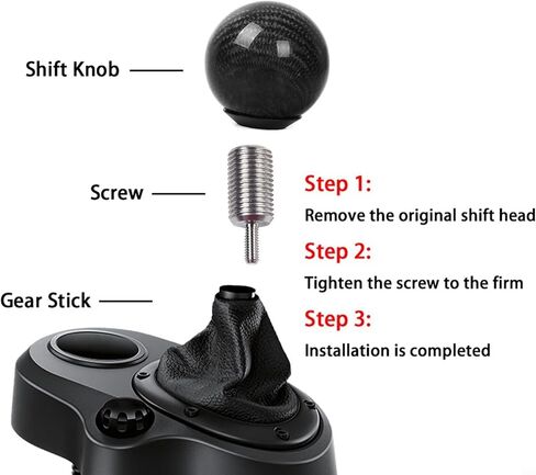 Gear Shifter Adapter Screw M12x1.25 Replacement for Logitech G29 G923 Aluminum Alloy Threading Component for Racing Game Steering Wheel for Modification Silver in Kuwait