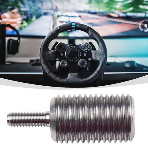 Gear Shifter Adapter Screw M12x1.25 Replacement for Logitech G29 G923 Aluminum Alloy Threading Component for Racing Game Steering Wheel for Modification Silver in Kuwait