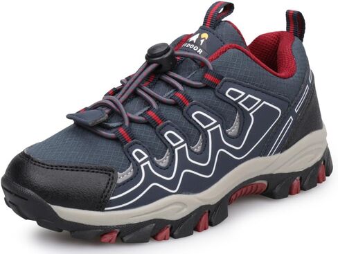 Kids Waterproof Hiking Sneakers - Non-Slip Outdoor Athletic Shoes (Little/Big Kids) in Kuwait