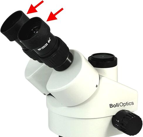 BoliOptics Microscope Eye Guards, 34mm Rubber Eye Cups, Foldable (Pair) SZ05013911 in Kuwait