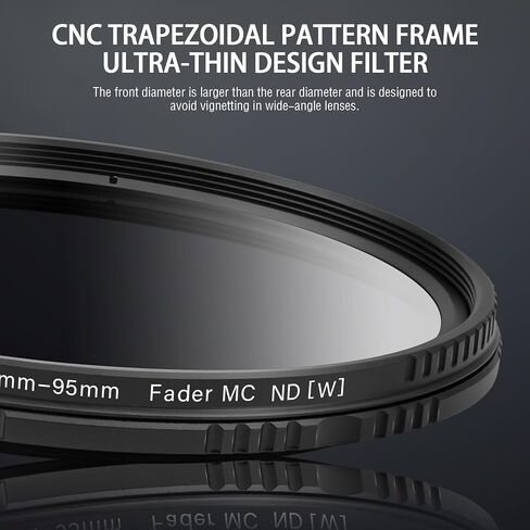 82mm Variable ND Lens Filter ND2-ND400 (1-9 Stops) in Kuwait