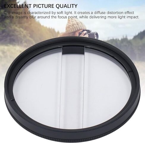 Blur Filter, Soft Light, Dreamy Blur, Cinematic Effect 52MM Blur Filter Lens with MRC Coating, Double Sided Multi Layer Coating, Ideal for Portrait, Still Life, Video in Kuwait