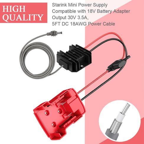 Starlink Mini Power Supply Compatible with Mil.Waukee 18V to 30V 3.5A in Kuwait