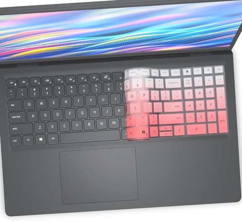 2 PCS Keyboard Cover for 2026 2025 New Dell 16 Plus DB16250 DB16251 DB16255, Dell 15 Laptop DC15250 DC15255, Dell 16 Laptop DC16250 DC16251 & inspiron 16 5640 5645 Series Keyboard Skin-OPink+Clear in Kuwait