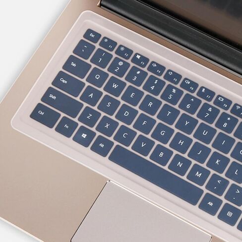 Universal Keyboard Cover for 13.3" 14" inch Laptop Notebook Ultra Thin Silicone Waterproof Dustproof Keyboard Protector Skin, Clear (Size:12.2" x 5.07") in Kuwait