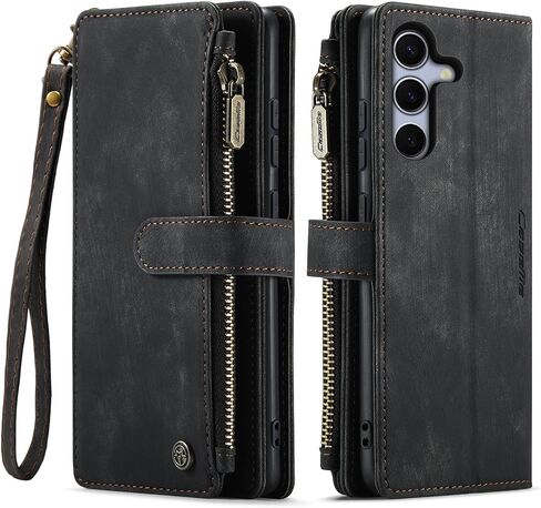 Samsung Galaxy S25+ Plus 5G Wallet Case with Card Holder,Brown in Kuwait