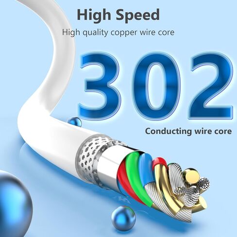 USB C to Lightning Cable [Apple MFi Certified] 5 Pack 6/6/6/6/6 FT iPhone Charger Type C to Lightning Cable Power Delivery Fast Charging Cord Compatible with iPhone 14/13/12/11/XS/XR/X/8 in Kuwait