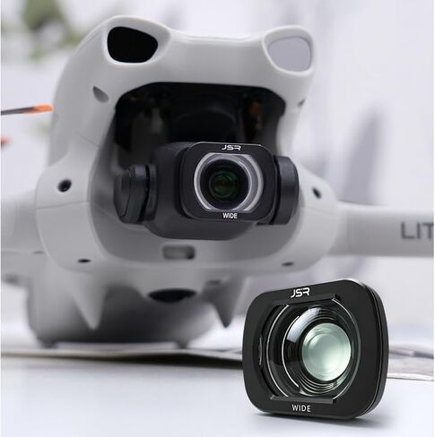 Coyktonty Wide Angle Lens Filter for DJI Lito X1 Drone, 100° Range Large Field of View, Wide Angle Camera Lens Filter for Lito X1Accessories in Kuwait