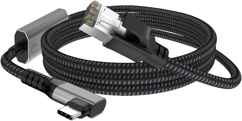 2.5Gbps USB C Ethernet Adapter Cable Fast Cord Internet Connector for Laptop PCs Switches Plug and Play Not Driver Needed USB C to Ethernet Adapter Cable in Kuwait