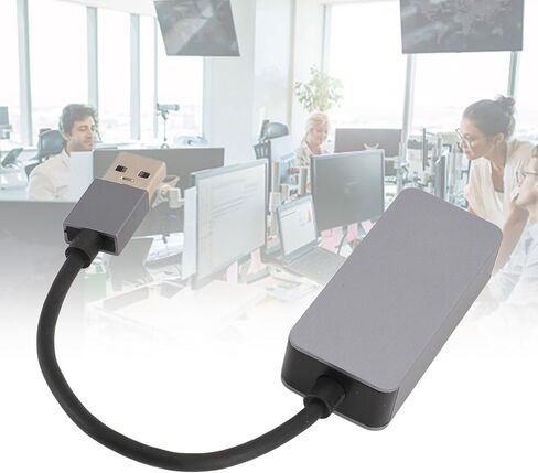 USB to Ethernet Adapter, Compact Aluminum Gigabit Network Card for XP OS X Plug and Play in Kuwait