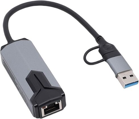 5G USB 3.0 Ethernet Adapter, USB to Ethernet Adapter 5Gbps Network for Laptop PC, Aluminum Network Compatible with 10, OS, OS in Kuwait