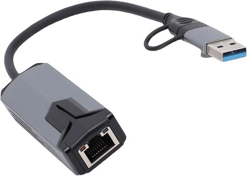 5G USB 3.0 Ethernet Adapter, USB to Ethernet Adapter 5Gbps Network for Laptop PC, Aluminum Network Compatible with 10, OS, OS in Kuwait