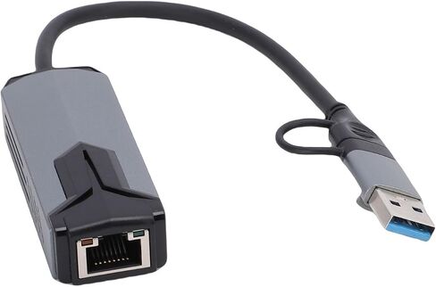 5G USB 3.0 Ethernet Adapter, USB to Ethernet Adapter 5Gbps Network for Laptop PC, Aluminum Network Compatible with 10, OS, OS in Kuwait