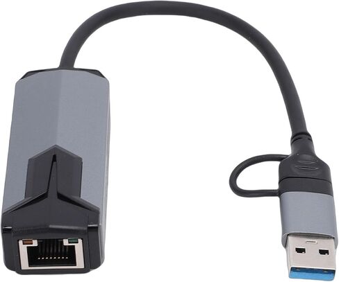 5G USB 3.0 Ethernet Adapter, USB to Ethernet Adapter 5Gbps Network for Laptop PC, Aluminum Network Compatible with 10, OS, OS in Kuwait
