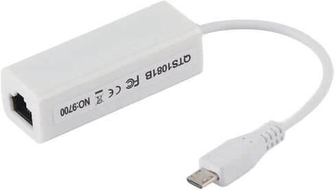 Ethernet Adapter USB2.0 Fast Ethernet for 1.3/W Motherboard Card Adapter for ABS Shell Color As Pictures Shown in Kuwait