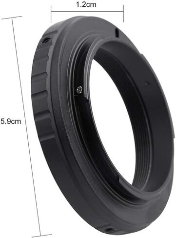 1.25 Inch Astronomical Telescope Mount Adapter, Durable SLR T Ring for Camera Lens, Easily Connects for Photography Accessories in Kuwait