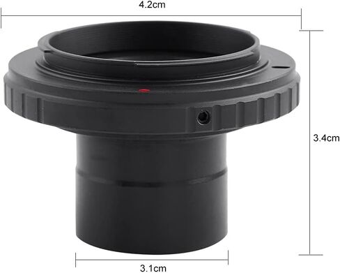 1.25 Inch Astronomical Telescope Mount Adapter, Durable SLR T Ring for Camera Lens, Easily Connects for Photography Accessories in Kuwait