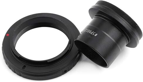1.25 Inch Astronomical Telescope Mount Adapter, Durable SLR T Ring for Camera Lens, Easily Connects for Photography Accessories in Kuwait
