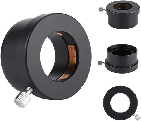 Telescope Eyepiece Mount Adapter, Durable Metal Conversion Device for Clear Photography for 2-1.25 Inch Telescope in Kuwait