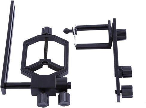 Telescope Spotting Scope Adapter, Durable Metal Holder High Strength for Camera and Phone in Kuwait