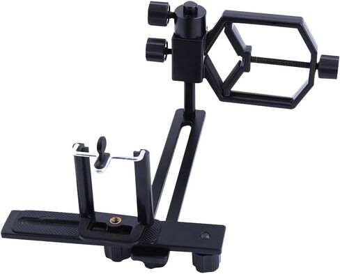 Telescope Spotting Scope Adapter, Durable Metal Holder High Strength for Camera and Phone in Kuwait