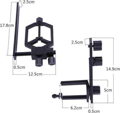 Telescope Spotting Scope Adapter, Durable Metal Holder High Strength for Camera and Phone in Kuwait