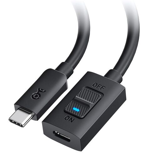 Cable Matters 80Gbps USB4 Extension Cable with On/Off Switch - 1.6 ft/0.5m in Kuwait