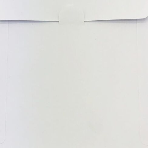 100 Pcs White CD DVD Paper Sleeves with Window for Storage in Kuwait